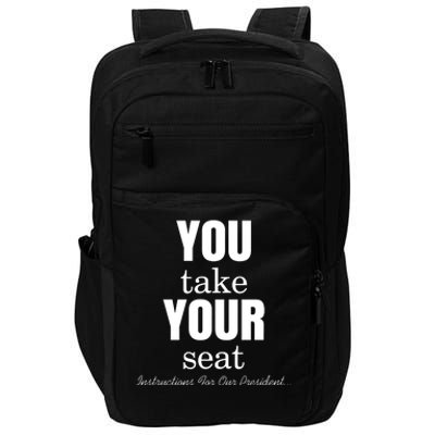 Instructions For Our President You Take Your Seat Biden's Cue Cards Impact Tech Backpack