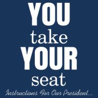 Instructions For Our President You Take Your Seat Biden's Cue Cards Flat Bill Trucker Hat