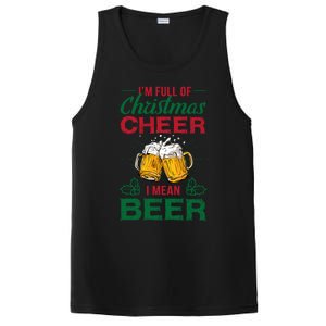 IM Full Of Christmas Cheer I Mean Beer Funny Christmas Gift PosiCharge Competitor Tank