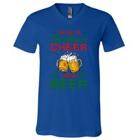 IM Full Of Christmas Cheer I Mean Beer Funny Christmas Gift V-Neck T-Shirt