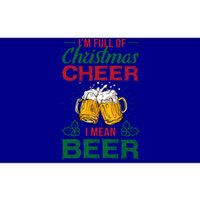 IM Full Of Christmas Cheer I Mean Beer Funny Christmas Gift Bumper Sticker