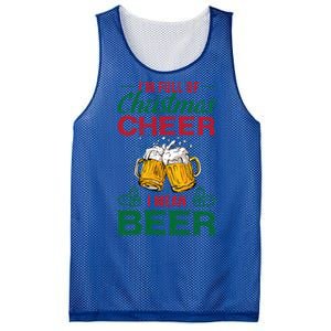 IM Full Of Christmas Cheer I Mean Beer Funny Christmas Gift Mesh Reversible Basketball Jersey Tank