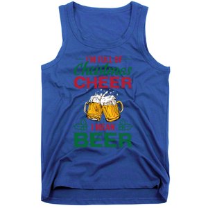 IM Full Of Christmas Cheer I Mean Beer Funny Christmas Gift Tank Top