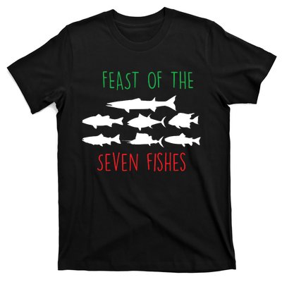 Italy Feast Of The Seven Fishes Italian Christmas Eve T-Shirt