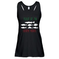 Italy Feast Of The Seven Fishes Italian Christmas Eve Ladies Essential Flowy Tank