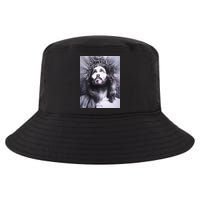 Image Face Of Jesus On A Cross With Crown Of Thorns Cool Comfort Performance Bucket Hat