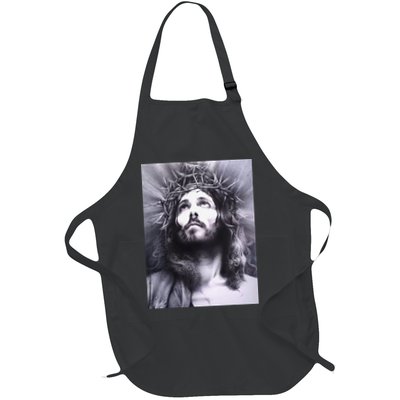 Image Face Of Jesus On A Cross With Crown Of Thorns Apron