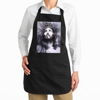 Image Face Of Jesus On A Cross With Crown Of Thorns Apron