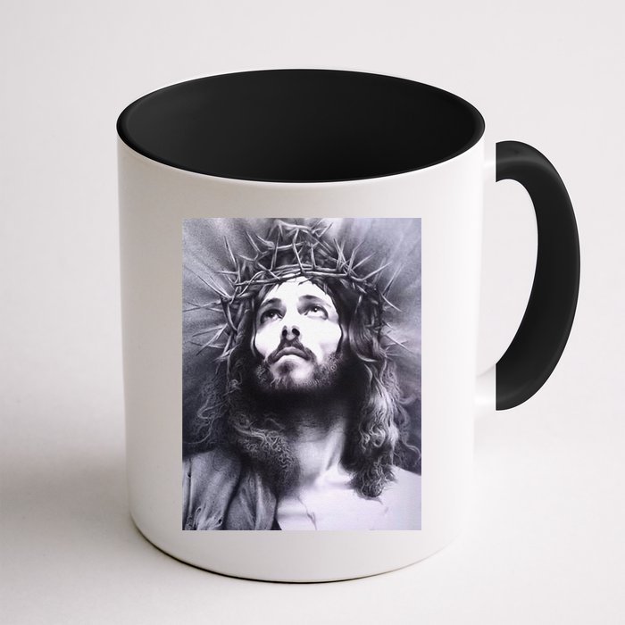 Image Face Of Jesus On A Cross With Crown Of Thorns Mug