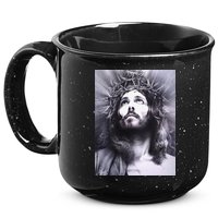 Image Face Of Jesus On A Cross With Crown Of Thorns 15oz Campfire Ceramic Mug