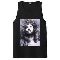Image Face Of Jesus On A Cross With Crown Of Thorns PosiCharge Competitor Tank