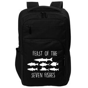 Italy Feast Of The Seven Fishes Italian Christmas Eve Gift Impact Tech Backpack