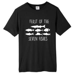 Italy Feast Of The Seven Fishes Italian Christmas Eve Gift Tall Fusion ChromaSoft Performance T-Shirt