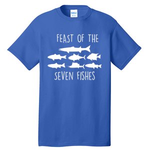 Italy Feast Of The Seven Fishes Italian Christmas Eve Gift Tall T-Shirt