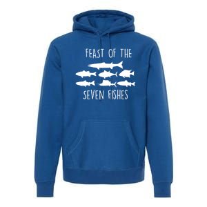 Italy Feast Of The Seven Fishes Italian Christmas Eve Gift Premium Hoodie