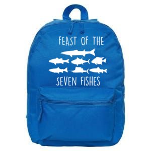 Italy Feast Of The Seven Fishes Italian Christmas Eve Gift 16 in Basic Backpack