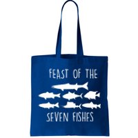 Italy Feast Of The Seven Fishes Italian Christmas Eve Gift Tote Bag