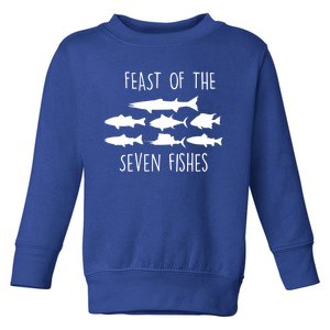 Italy Feast Of The Seven Fishes Italian Christmas Eve Gift Toddler Sweatshirt