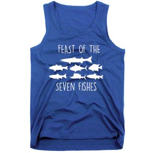 Italy Feast Of The Seven Fishes Italian Christmas Eve Gift Tank Top