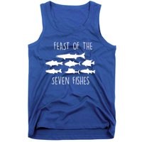 Italy Feast Of The Seven Fishes Italian Christmas Eve Gift Tank Top