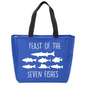 Italy Feast Of The Seven Fishes Italian Christmas Eve Gift Zip Tote Bag