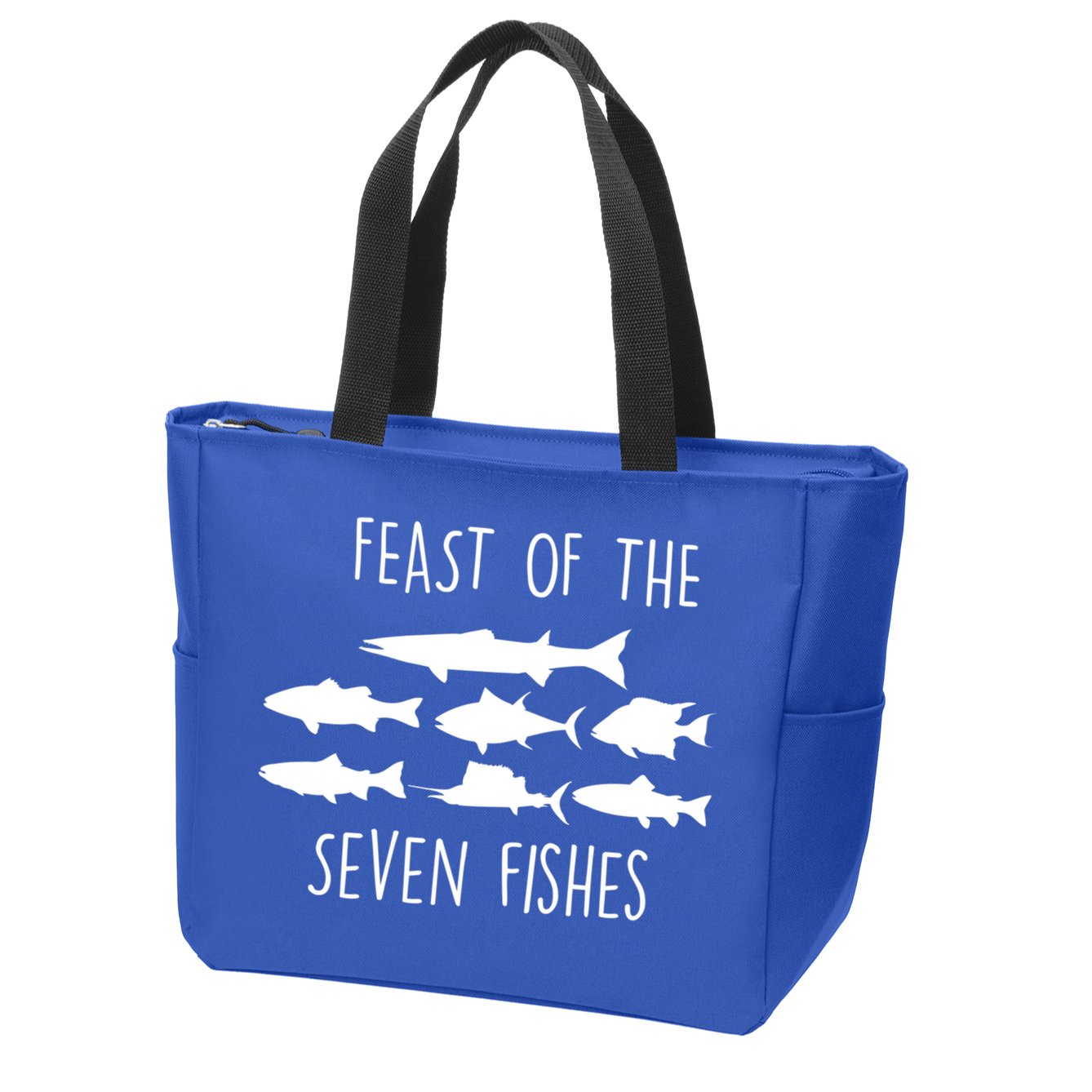Italy Feast Of The Seven Fishes Italian Christmas Eve Gift Zip Tote Bag