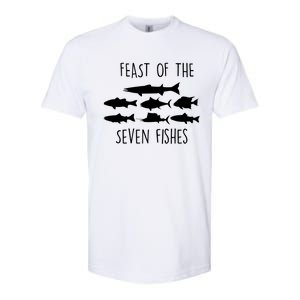 Italy Feast Of The Seven Fishes Italian Christmas Eve Gift Softstyle CVC T-Shirt