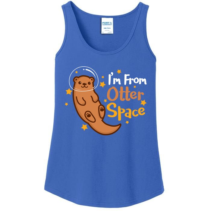 I'm From Otter Space Otter Pun Space Otter Cute Gift Ladies Essential Tank