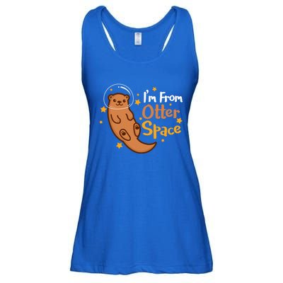 I'm From Otter Space Otter Pun Space Otter Cute Gift Ladies Essential Flowy Tank