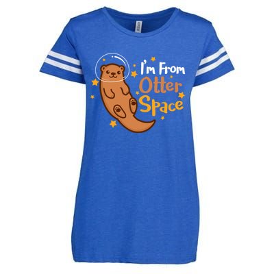 I'm From Otter Space Otter Pun Space Otter Cute Gift Enza Ladies Jersey Football T-Shirt