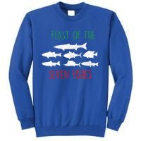 Italy Feast Of The Seven Fishes Italian Christmas Eve Funny Gift Tall Sweatshirt