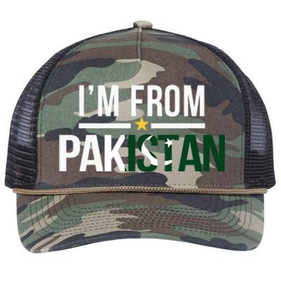 Im From Pakistan | Pakistan Flag Retro Rope Trucker Hat Cap