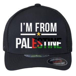 Im From Palestine | Free Palestine  Flag Palestine Flexfit Unipanel Trucker Cap