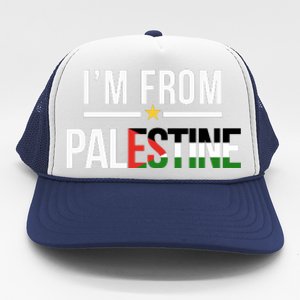 Im From Palestine | Free Palestine  Flag Palestine Trucker Hat