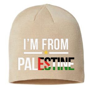 Im From Palestine | Free Palestine  Flag Palestine Sustainable Beanie