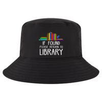 If Found Please Return To Library Cool Comfort Performance Bucket Hat