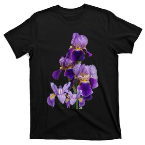 Irises Flower Plant Gardening Gardener Lover Tennessee T-Shirt