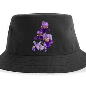 Irises Flower Plant Gardening Gardener Lover Tennessee Sustainable Bucket Hat