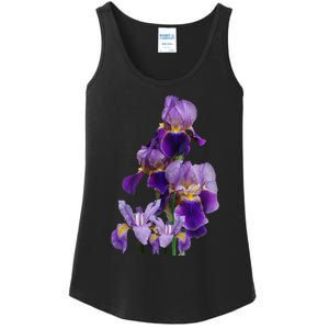 Irises Flower Plant Gardening Gardener Lover Tennessee Ladies Essential Tank