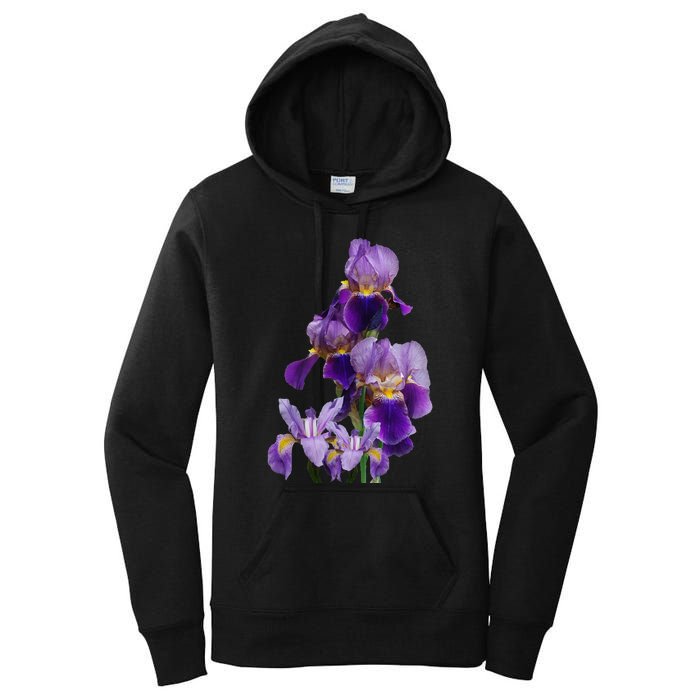 Irises Flower Plant Gardening Gardener Lover Tennessee Women's Pullover Hoodie