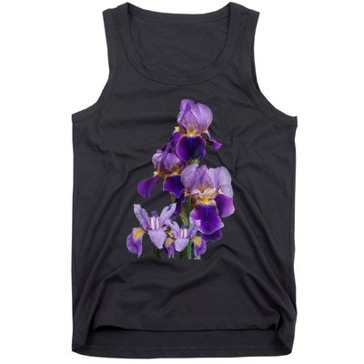 Irises Flower Plant Gardening Gardener Lover Tennessee Tank Top