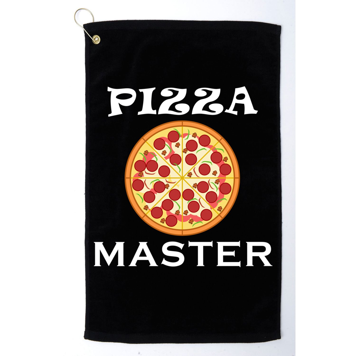 Italian Food Pizza Making Funny Pizza Master Gift Golf Towel