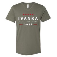 Ivanka For President In 2028 Elections For Political Rallies V-Neck T-Shirt