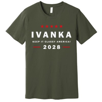 Ivanka For President In 2028 Elections For Political Rallies Premium T-Shirt