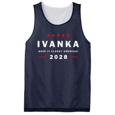 Ivanka For President In 2028 Elections For Political Rallies Mesh Reversible Basketball Jersey Tank