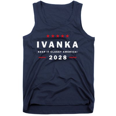 Ivanka For President In 2028 Elections For Political Rallies Tank Top