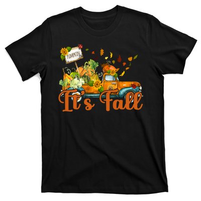 Its Fall Pumpkin Vintage Truck T-Shirt