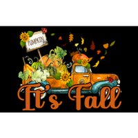 Its Fall Pumpkin Vintage Truck Bumper Sticker