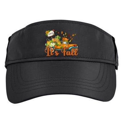Its Fall Pumpkin Vintage Truck Adult Drive Performance Visor