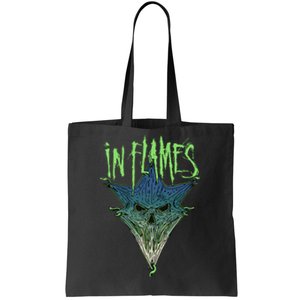 In Flames Pierced Jester Tote Bag